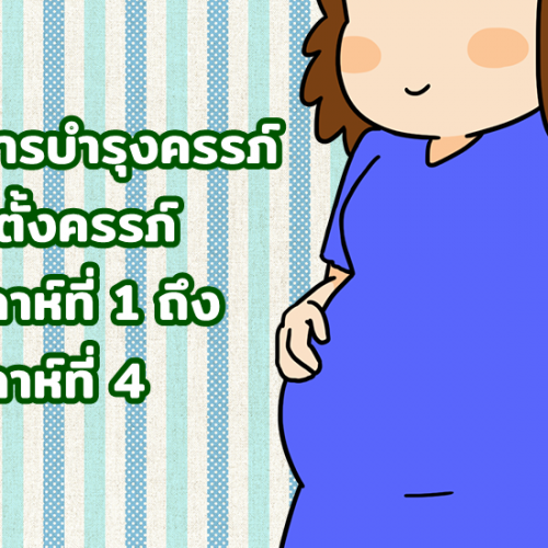 อาหารบำรุงครรภ์ และตั้งครรภ์ สัปดาห์ที่ 1 ถึง สัปดาห์ที่ 4