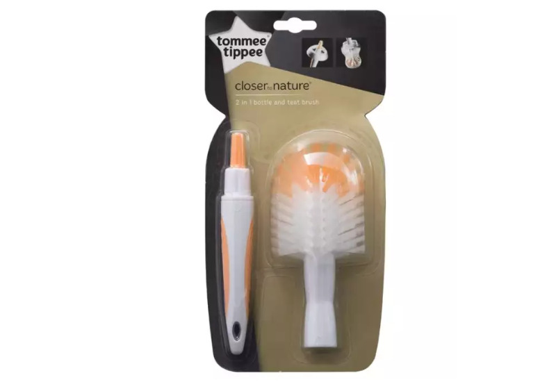 Tommee Tippee 2 In 1 CTN Bottle and Teat Brush แปรงล้างขวดนม