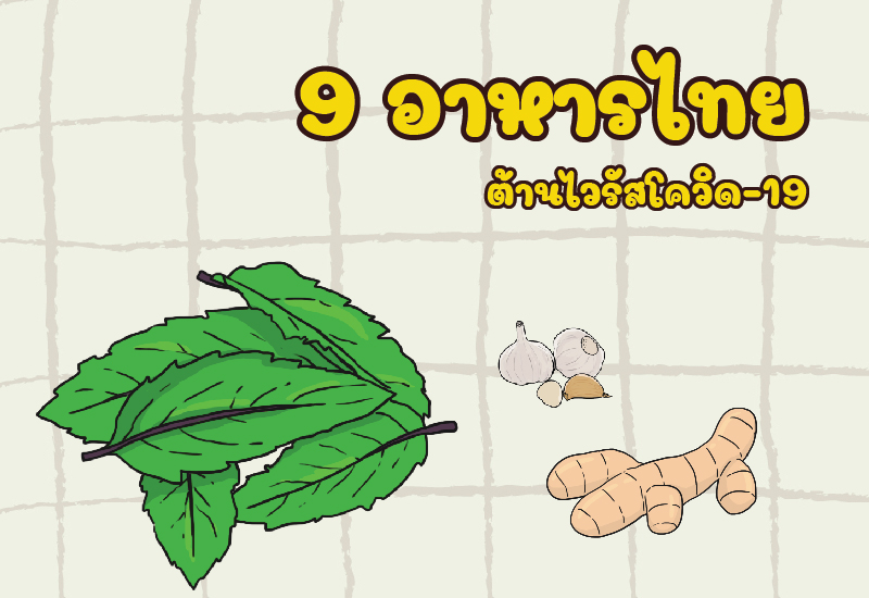 9 อาหารไทย ต้านไวรัสโควิด-19
